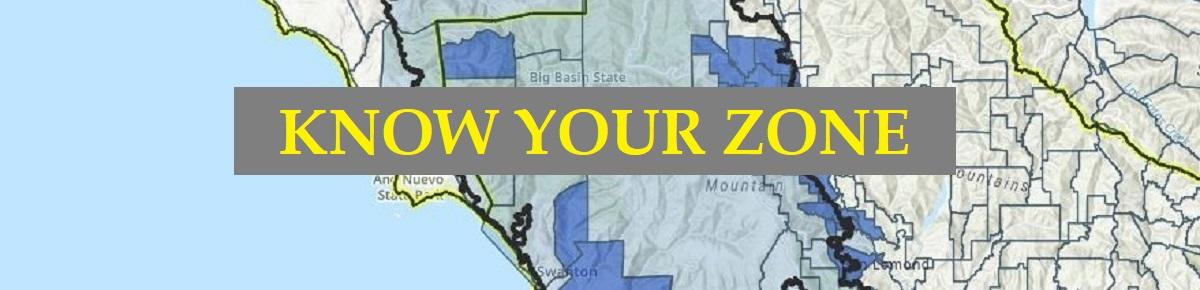 Banner that says Know Your Zone